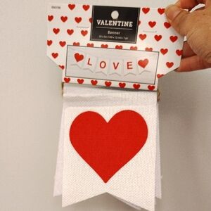 Valentine Heart Banner